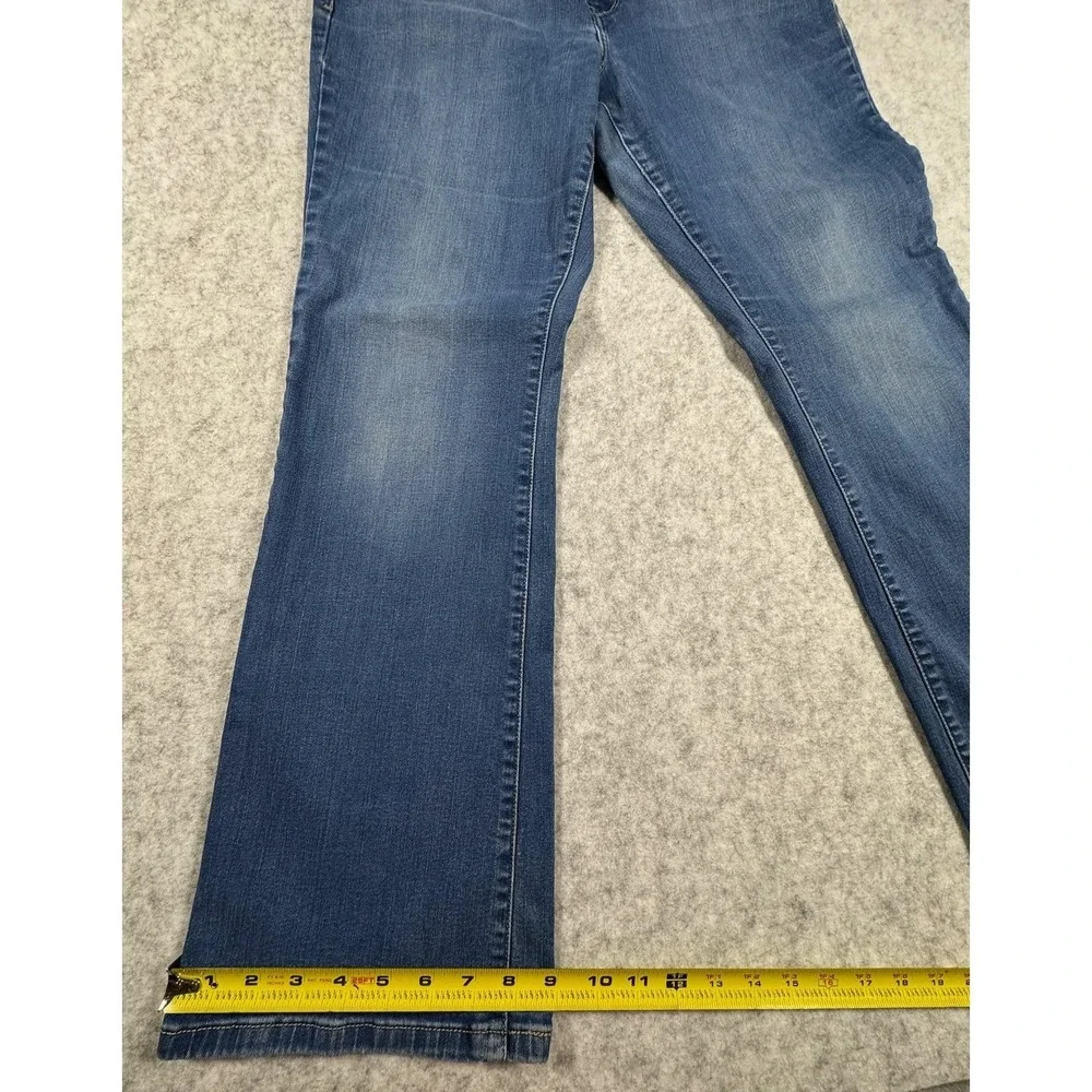 Levis 515 Bootcut Jeans Womens 14 Blue Medium Wash Mid Rise Denim Classic